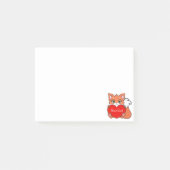 Moppige Kleine Vos Notities Post-it® Notes (Voorkant)