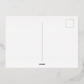 Moppige leuke aangepaste gespreks snoep harten folie feestdagenkaart (Achterkant)