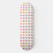 Moppige meisjesachtige grappige aangepaste gesprek persoonlijk skateboard (Voorkant)