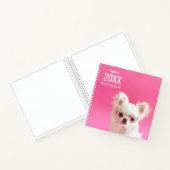 Moppige puppy zonnebril gepersonaliseerd kinder sc notitieboek (Binnen)