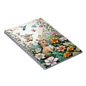 Moppige Tekenfilm Dieren Kinderen Notitieboek | Le (Rechterzijde)