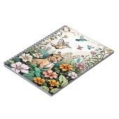 Moppige Tekenfilm Dieren Kinderen Notitieboek | Le (Linkerzijde)