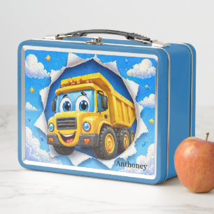 Moppige Tekentrilfilm Bouwtruck voor Kinderen