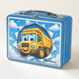 Moppige Tekentrilfilm Bouwtruck voor Kinderen