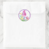 Moppige trolstickers ronde sticker (Tas)