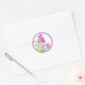 Moppige trolstickers ronde sticker (Envelop)
