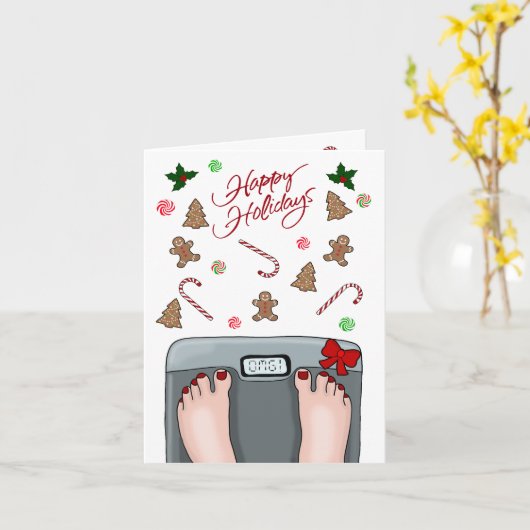 Moppige vakanties kaart (Gele Bloem)