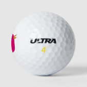 Moppige vogeltje voor kids golfballen (Logo)