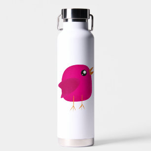 Moppige vogeltje voor kids waterfles