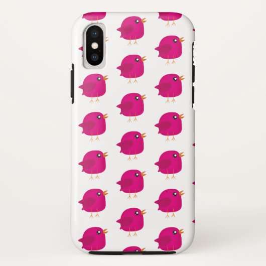 Moppige vogeltje voor kinderen Case-Mate iPhone case (Achterkant)