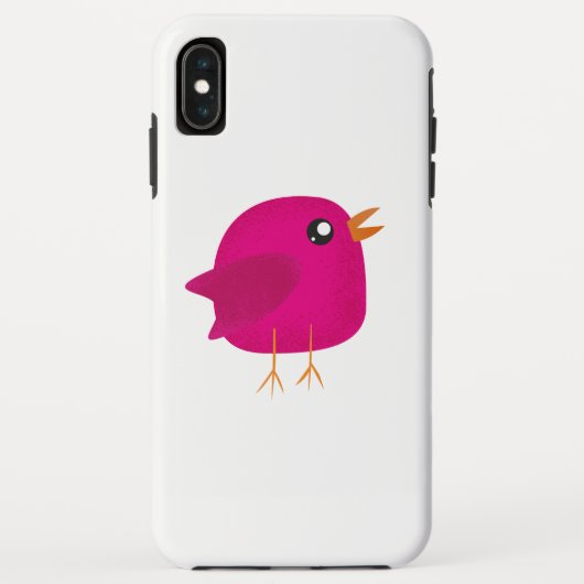Moppige vogeltje voor kinderen Case-Mate iPhone case (Achterkant)