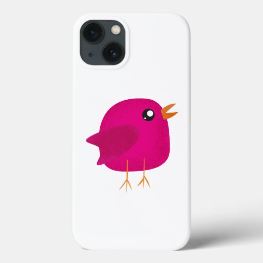 Moppige vogeltje voor kinderen Case-Mate iPhone case (Achterkant)