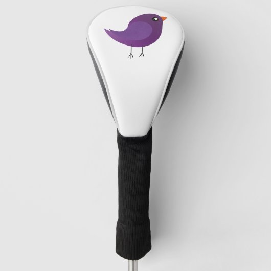 Moppige vogeltje voor kinderen golfheadcover (Voorkant)