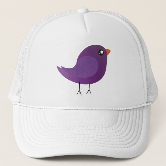 Moppige vogeltje voor kinderen trucker pet (Voorkant)