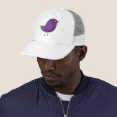 Moppige vogeltje voor kinderen trucker pet (In situ)