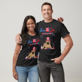 Mops 4 juli t-shirt (Unisex)