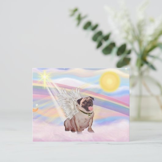 Mops Briefkaart (Staand voorkant)