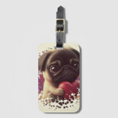 Mops, Dier,natuur Bagagelabel (Voorkant (verticaal))