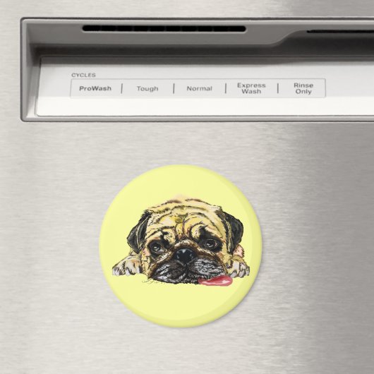 Mops Dog Magnet Pets (Insitu (Vaatwasser))