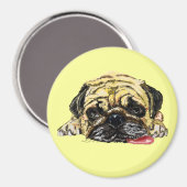 Mops Dog Magnet Pets (Voorkant / Achterkant)