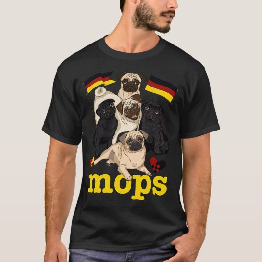 MOPS! (Duitse versie!) T-shirt (Voorkant)