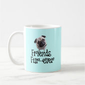 Mops "Friends Fur-ever" Koffiemok (Links)