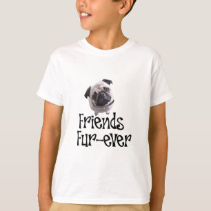 Mops "Friends Fur-ever" T-shirt