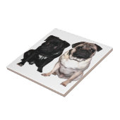 Mops Jack und Richi Tegeltje (Zijkant)