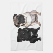 Mops Jack und Richi Theedoek (Verticaal)