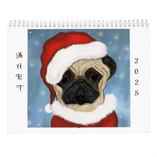 Mops Kalender (Achterkant)