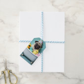Mops Paradijs: Een Schoonheid in Bad Cadeaulabel (Met Touw)