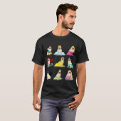 Mops Prinsessen Versie 2 T-shirt (Voorkant volledig)