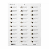 Mops Retouradreslabels Etiket (Full Sheet)