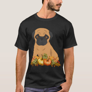 Mops Thanksgiving Krans - Gelukkig Thanksgiving Mo T-shirt