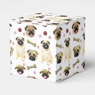 Mops-thema favorietdozen bedankdoosjes