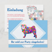 Mops Uitnodigingen (Voorkant / Achterkant)