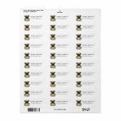 Mopsa Retouradreslabels Etiket (Full Sheet)