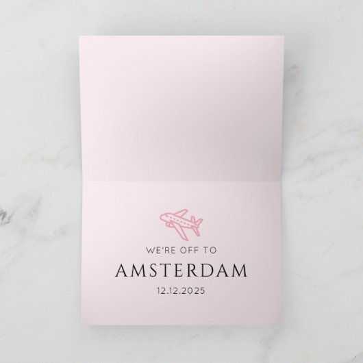 Mopsetige Boog Verrassingskaart voor Vakantie en W Feestdagen Kaart (Binnen)