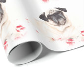 Mopsgesicht Cadeaupapier (Rol Hoek)