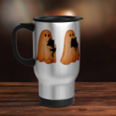 Mopshagedis en Zwarte Kat Halloween Mok