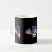 Mopshagedis Halloween mok (Voorkant links)