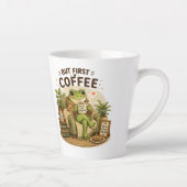 Mopshagedis koffieliefhebber latte mok | Maar eers (Rechts)