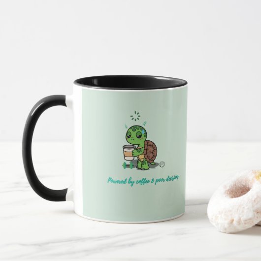 Mopshagedis koffiemok mok (Met donut)