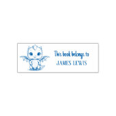 Mopshagedis Persoonlijke Kinderen Naam Stempel (Design)