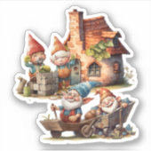 Mopshagedis sticker (Voorkant)