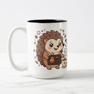 Mopshagedisbarista-tweetonige koffiemok tweekleurige koffiemok