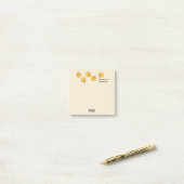 Mopshamster Cartoon Grappige Spreuk voor Kinderen Post-it® Notes (Op bureau)