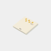 Mopshamster Cartoon Grappige Spreuk voor Kinderen Post-it® Notes (Schuin)
