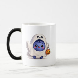 Mopshart Halloween-beker met spook Magische Mok