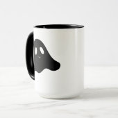 Mopshartelend spookseizoen spook Halloween mok (Voorkant links)
